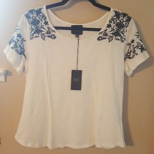Embroidered t-shirt